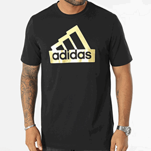 Adidas Sportstheme tričko Farba: čierna, Veľkosť: M