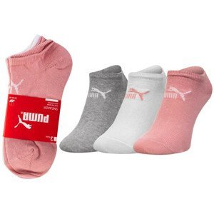 PUMA Dosp. ponožky Sneaker-V 3P Farba: Sivá / biela / ružová, Veľkosť: 36