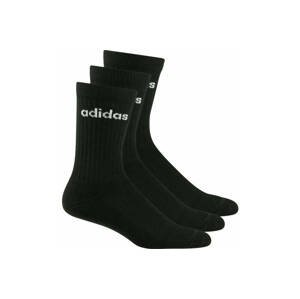 adidas Dosp. ponožky C LIN CREW 3P, 3 pá Farba: čierna, Veľkosť: XS
