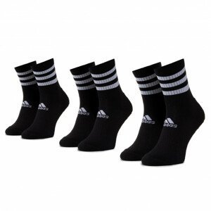 adidas Dosp. ponožky 3pá bal.,3S CSH CRW Farba: čierna, Veľkosť: L