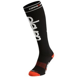 Eleven compression socks stripe Farba: čierna, Veľkosť: M
