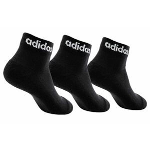 adidas Ponožky C Lin Ankle 3P, 3 pá bal. Farba: čierna, Veľkosť: S