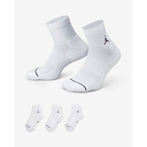 NIKE BB ponožky ED Cush Poly Ankle 3P Farba: Biela, Veľkosť: M