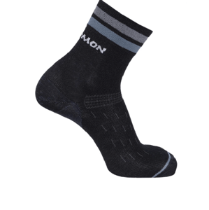 SALOMON Dosp. ponožky Sonic Quarter Farba: Modrá, Veľkosť: 11
