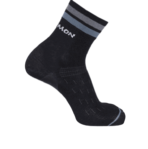 SALOMON Dosp. ponožky Sonic Quarter Farba: Modrá, Veľkosť: 6