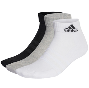 adidas Dosp. ponožky C SPW ANK 3P, 3 pá Farba: Šedá, Veľkosť: S