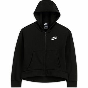 NIKE Die. bunda s kapucňou G NSW CLUB FL Farba: čierna, Veľkosť: L