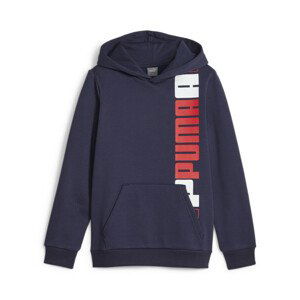 PUMA Chl. mikina Ess+ Logo Lab Hoodie Farba: Tmavomodrá, Veľkosť: 128