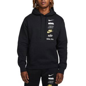 NIKE M NK Pán. sveter CLUB+ BB PO HOODIE Farba: čierna, Veľkosť: XL