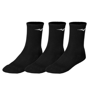 MIZUNO Dosp.bežecké ponožky Training 3P Farba: čierna, Veľkosť: M