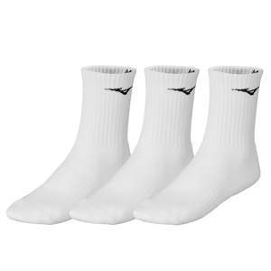 MIZUNO Dosp.bežecké ponožky Training 3P Farba: Biela, Veľkosť: L