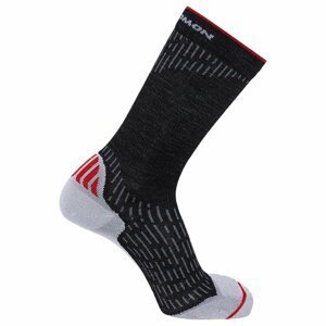 SALOMON Dosp. ponožky Ultra Crew Farba: čierna, Veľkosť: 11