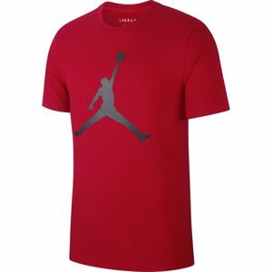 NIKE Pánske tričko JORDAN M Jumpman CREW Farba: červená, Veľkosť: S