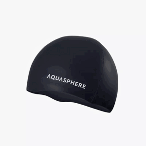 Silikónová čiapka Aquasphere Plain Farba: čierna, Veľkosť: 0