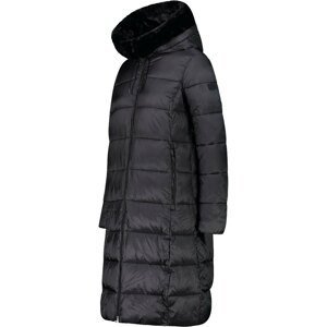 CMP Dám. kabát Woman coat Fix Hood Farba: čierna, Veľkosť: 36