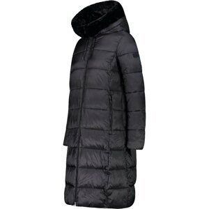 CMP Dám. kabát Woman coat Fix Hood Farba: čierna, Veľkosť: 40