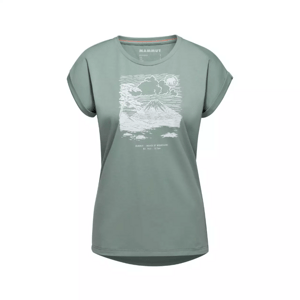 MAMMUT Dám. tričko Mountain Farba: Zelená, Veľkosť: L