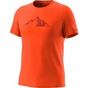 DYNAFIT Pán. tričko Transalper Graphic Farba: oranžová, Veľkosť: M