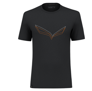 SALEWA Pán. tričko Pure Eagle Frame Dry Farba: čierna, Veľkosť: M