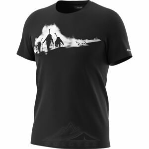 DYNAFIT pánske turistické tričko Graphic CO M S/S Farba: čierna, Veľkosť: S