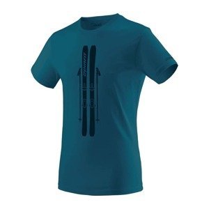 DYNAFIT pánske turistické tričko Graphic CO M S/S Farba: Modrá, Veľkosť: L