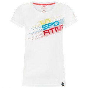 La Sportiva dámske turistické tričko Stripe Evo Farba: Biela, Veľkosť: L