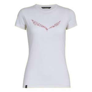 Salewa dámske turistické tričko Solid Dri-Rel W S/S Farba: Biela, Veľkosť: 034