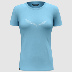 Salewa dámske turistické tričko Solid Dri-Rel W S/S Farba: Modrá, Veľkosť: 36