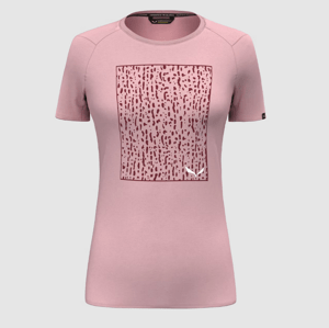 SALEWA Dám. tričko Pure Box Dry W Farba: Ružová, Veľkosť: 34