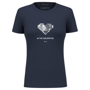 SALEWA Dám. tričko Pure Heart Dry W Farba: Navy, Veľkosť: 36