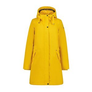 LUHTA Dám. kabát s kapucňou Haukanmaa L Farba: žltá, Veľkosť: 038