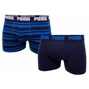 Puma Heritage Stripe Boxer 2P Farba: Modrá, Veľkosť: M