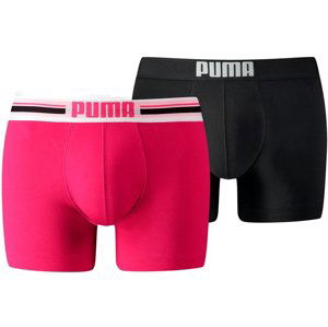PUMA pánske spodné prádlo Placed Logo B Farba: Ružová, Veľkosť: L