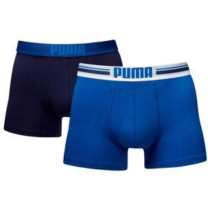 PUMA pánske spodné prádlo Placed Logo B Farba: Modrá, Veľkosť: XL
