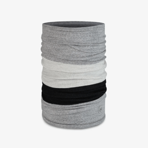 Buff Multifunkčná šatka Merino Move Farba: čierna / sivá / biela, Veľkosť: 0