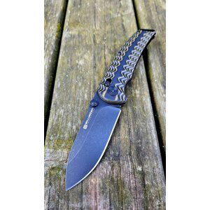 Zatvárací nôž Birddog Folder Willumsen® (Farba: Čierna / žltá, Varianta: Čierna čepeľ - Stone Wash)