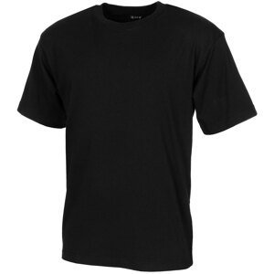 Bavlnené tričko US army MFH® s krátkym rukávom – Čierna (Farba: Čierna, Veľkosť: XL)