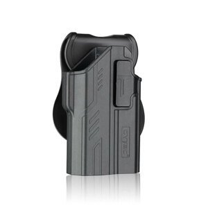 Pištoľové puzdro R-Defender na Glock 17 so svietidlom Cytac® (Farba: Čierna)
