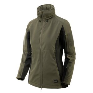 Dámska softshellová bunda Gunfighter Helikon-Tex® – Taiga Green / černá (Farba: Taiga Green / černá, Veľkosť: XS)