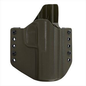 OWB Arex Delta 2 L - vonkajšie pištoľové puzdro s polovičným SweatGuardom RH Holsters® – Olive Green  (Farba: Olive Green , Typ uchycení: Kovový priev