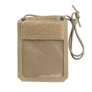 Puzdro na doklady Badge Holder Combat Systems® – Coyote Brown (Farba: Coyote Brown)