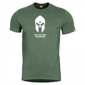 Pánske tričko Spartan helmet Pentagon® – Olive Green  (Farba: Olive Green , Veľkosť: S)