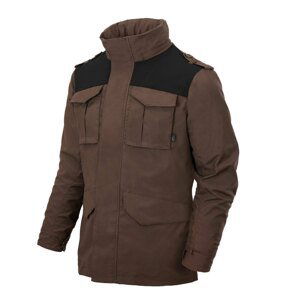 Bunda Covert M65 Helikon-Tex® – Earth Brown / čierna (Farba: Earth Brown / čierna, Veľkosť: XL)