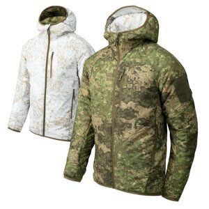 Bunda Reversible Wolfhound Helikon-Tex® – PENCOTT WILDWOOD / PENCOTT SNOWDRIFT (Farba: PENCOTT WILDWOOD / PENCOTT SNOWDRIFT, Veľkosť: 3XL)