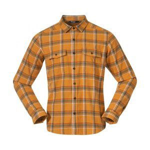 Flanelová košeľa Tovdal Bergans® – Golden Field / Green Mud Check (Farba: Golden Field / Green Mud Check, Veľkosť: L)