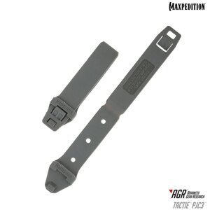 Pripojovacie pásky TacTie Clips Maxpedition® PJC3 6 ks – Sivá (Farba: Sivá)