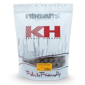 Mikbaits boilie krvavý huňáček frankfurtská klobása - 2,5 kg 24 mm