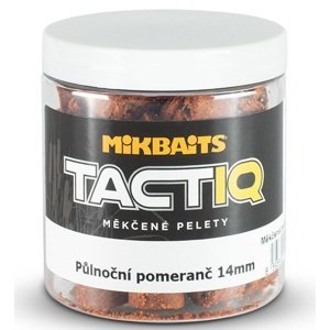 Mikbaits mäkčené pelety tactiq 250 ml 14 mm-polnočný pomaranč