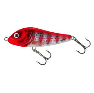 Salmo wobler rattlin' slider supernatural holo red head striper - 8 cm