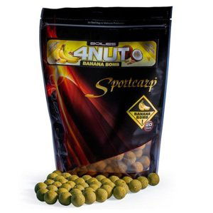 Sportcarp boilie 4nut banana bomb - 1 kg 24 mm